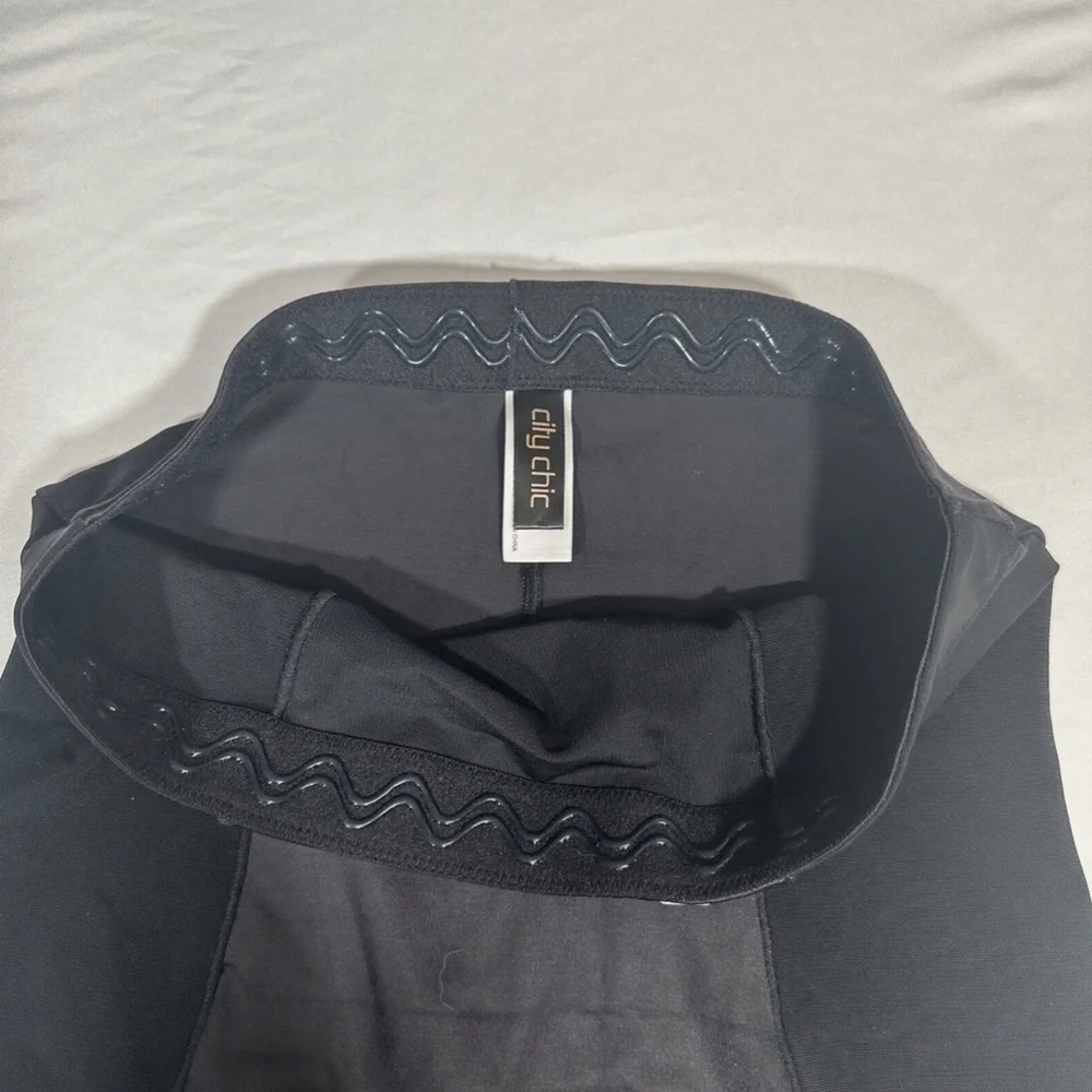 NEW $40 CITY CHIC [ S/16 16W ] Smooth & Chic Control Brief in‎ black